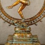 Vintage Brass Nataraja with Frame | 34" x 27" x 11" | 32 kg | Removable Sacred Frame | Dancing Shiva Cosmic Dance | Temple Art | Jaipurio